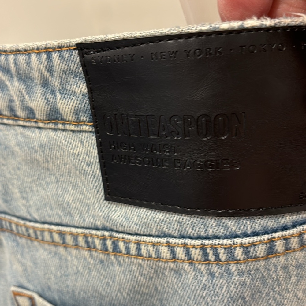 One Teaspoon Kansas Blu Aww Baggies Jeans Size 30 NWT - Picture 8 of 8